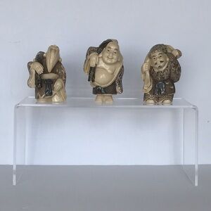 Japanese Gods Good Luck Deities Set of 3